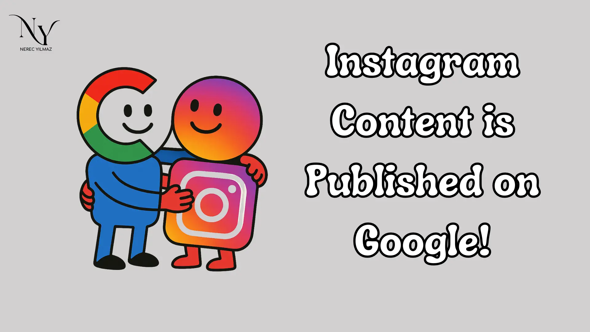 instagram content published on google