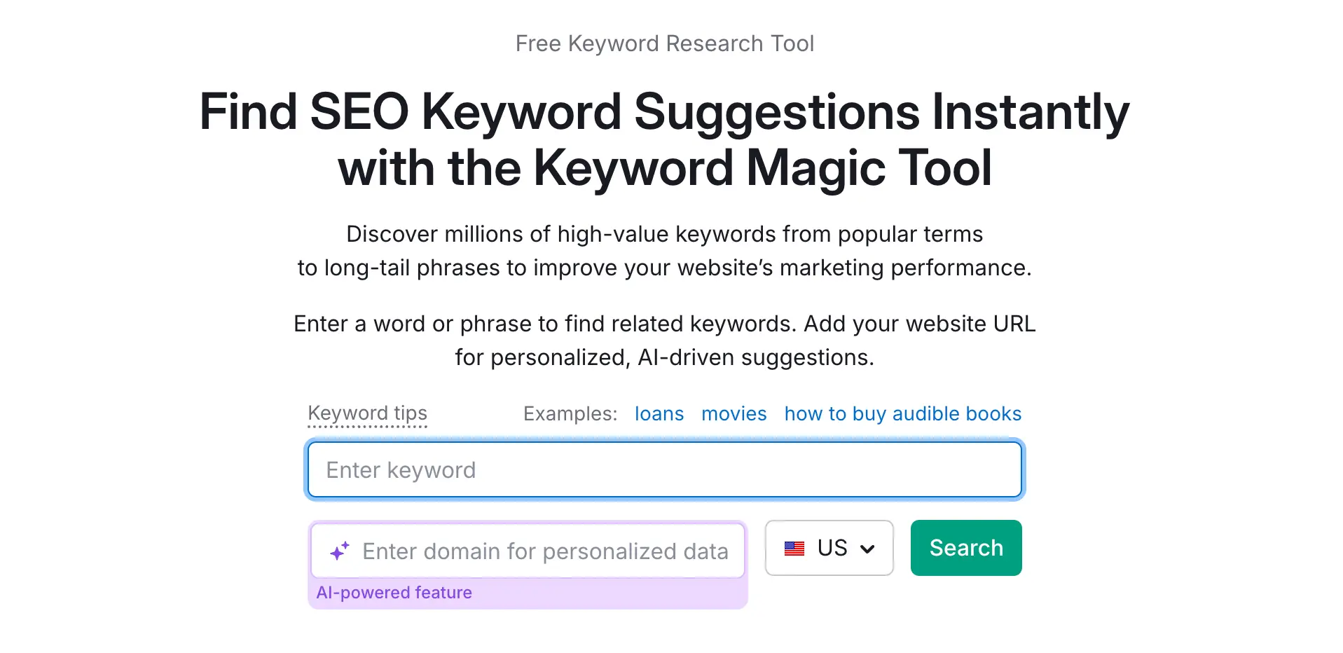 semrush keyword research